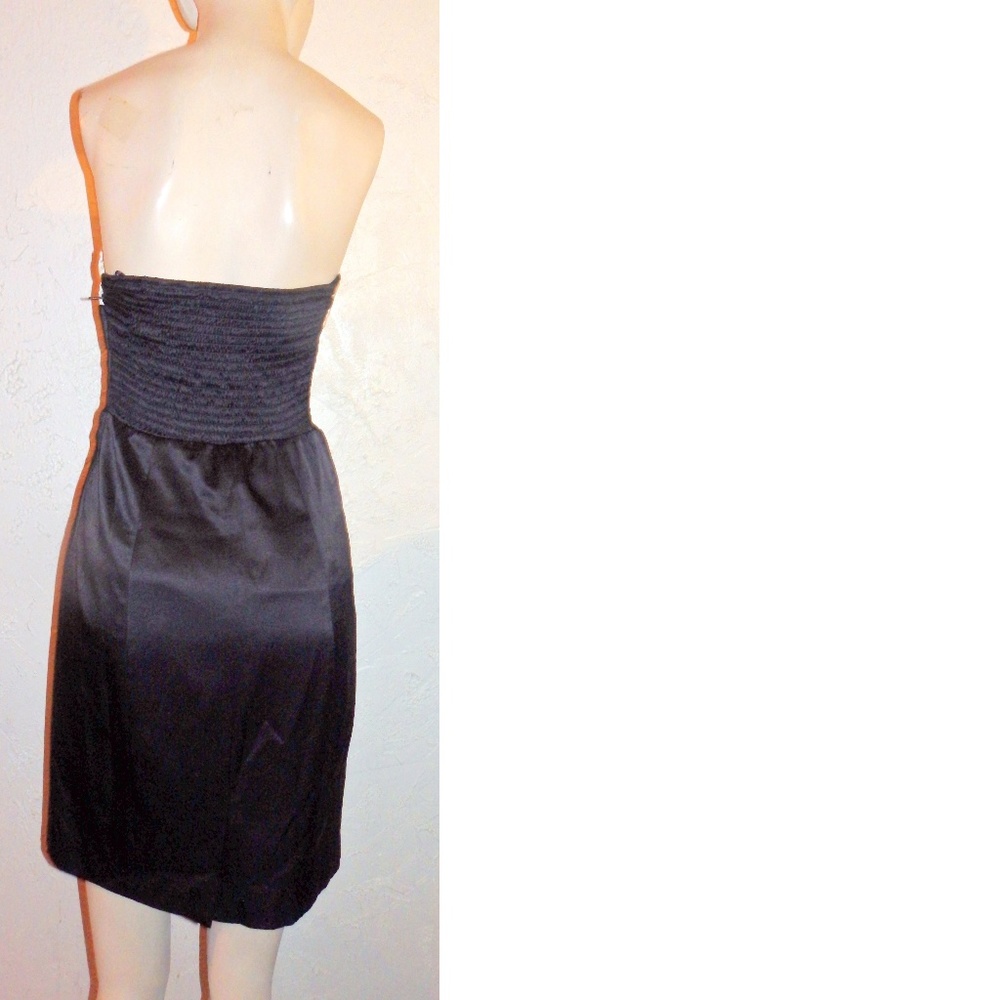 Betsey  Johnson Black Strapless Cocktail Dress - Picture 3 of 5